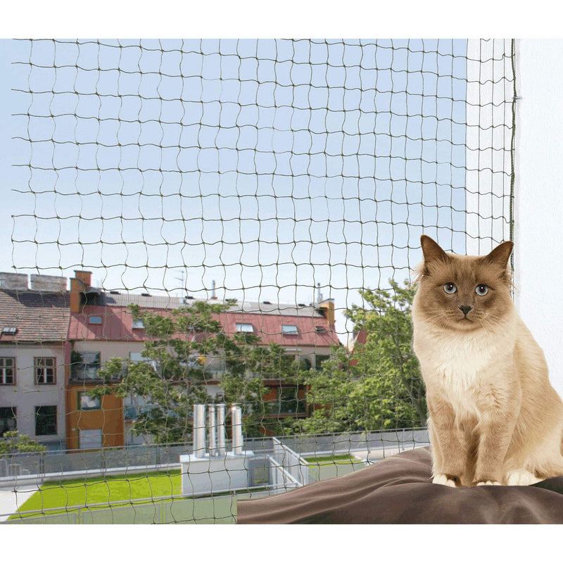 Trixie Protective Net, Woven in Wire, 8 x 3 m, Olive Green - PawsPlanet Australia