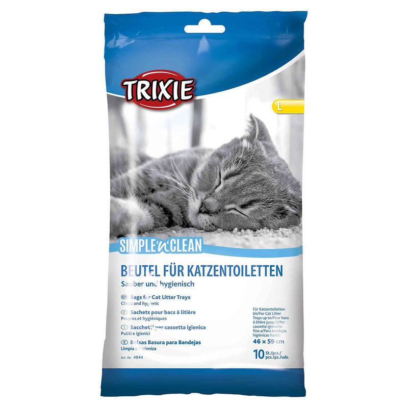 Trixie Cat Litter Tray Bags 46 x 59 10 Pack 46 × 59 cm - PawsPlanet Australia