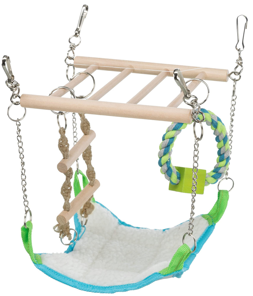 Trixie Suspension Bridge with Hammock for Mice, Hamsters etc. (6298) - PawsPlanet Australia