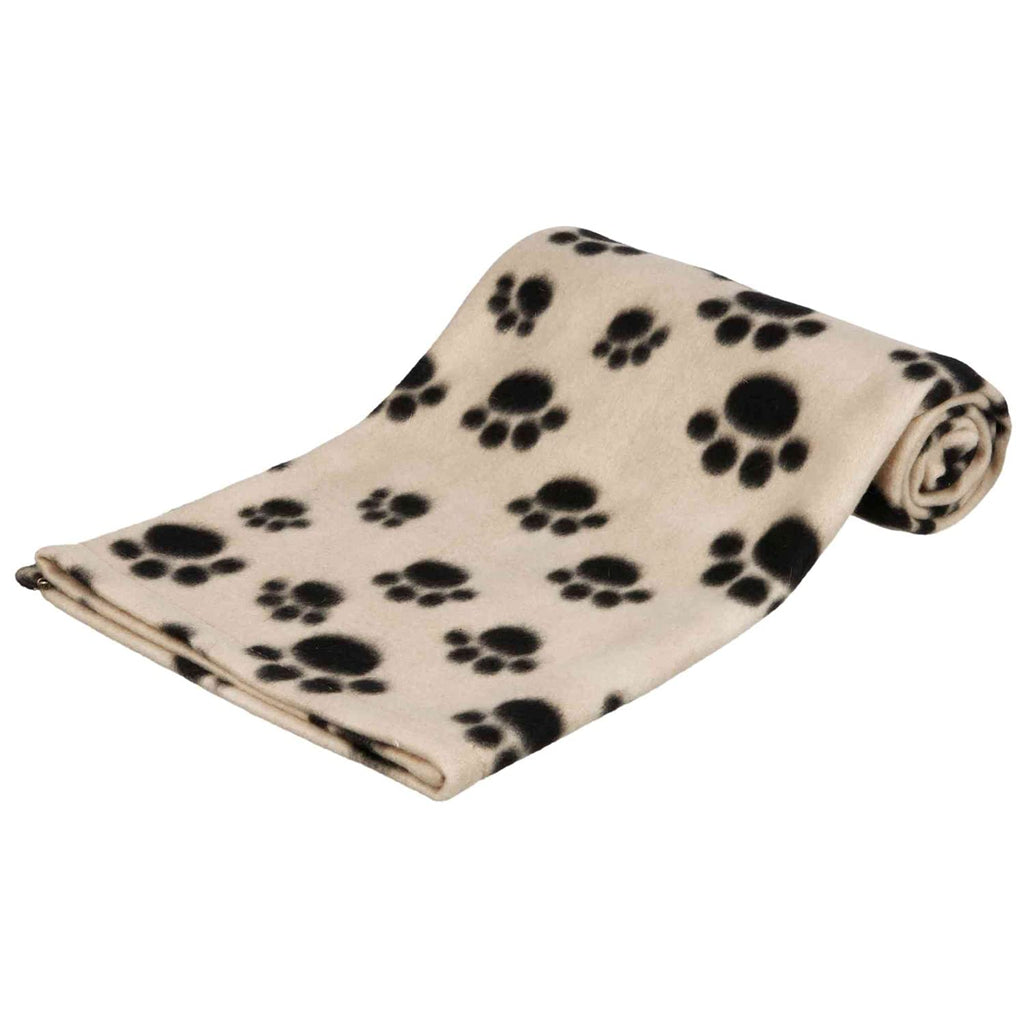 Trixie Beany Fleece Blanket, 100 ﾗ 70 cm, Beige - PawsPlanet Australia