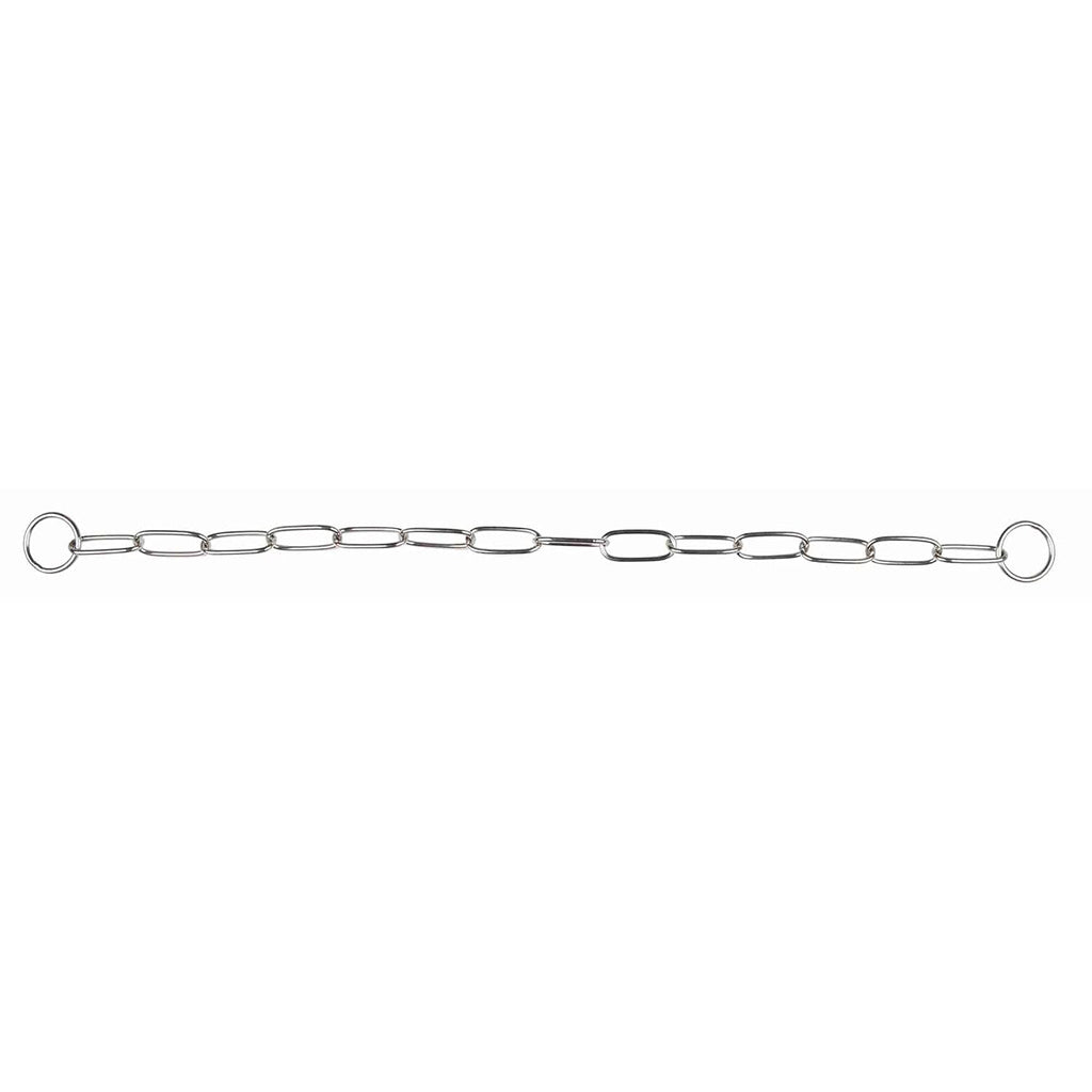 Long Link Choke Chain, stainless steel, 50 cm/3.0 mm - Best Quality - PawsPlanet Australia