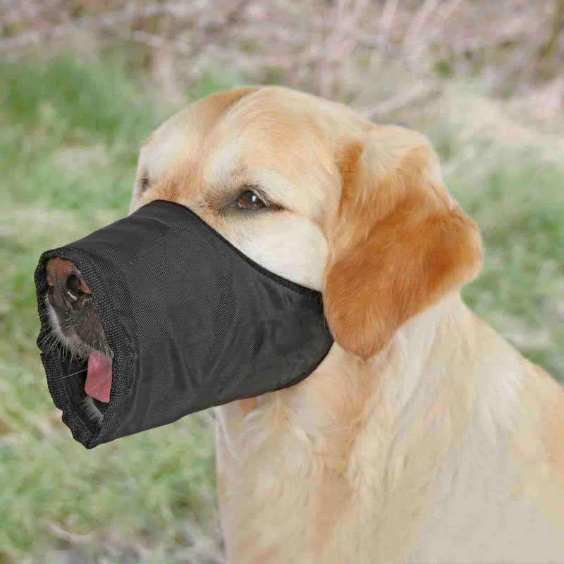 Trixie Nylon Muzzle, Small/ Medium , Black Small-Medium - PawsPlanet Australia