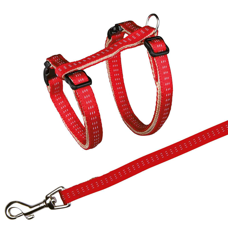 Trixie 4195 Cat Set of Harness and Lead Nylon(Assorted color) - PawsPlanet Australia
