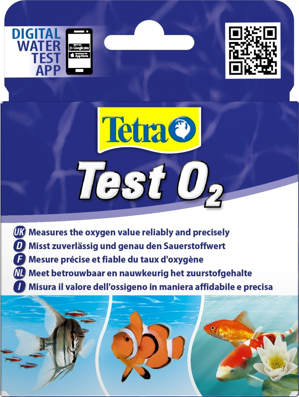 Tetra Test O2, to Measure the Aquarium and Pond Oxygen Value Reliably and Precisely - PawsPlanet Australia