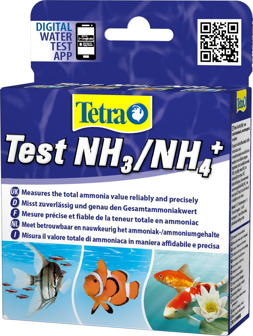 Tetra Test NH3/NH4, Easy to Use Kit for Determining Ammonia Levels Reliably and Precisely, 17 ml - PawsPlanet Australia