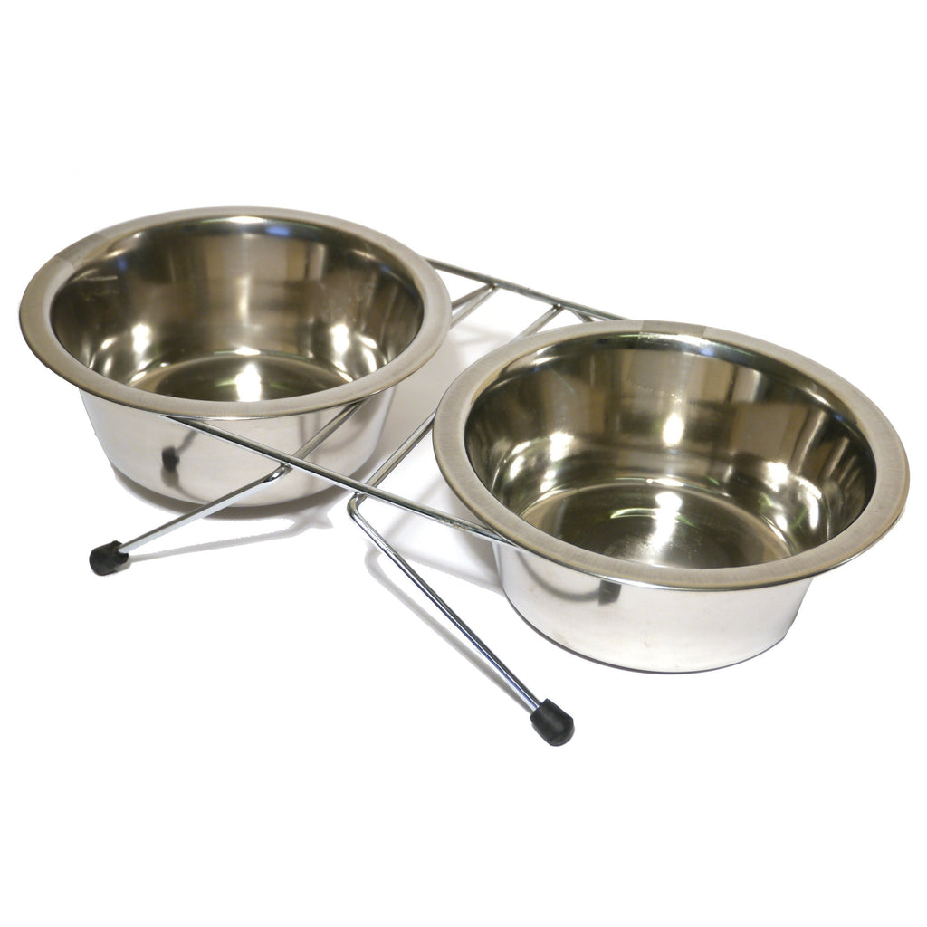 Rosewood Wire Double Diner, Large - PawsPlanet Australia