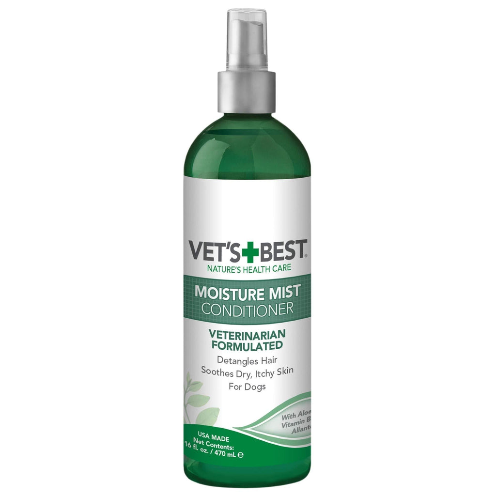 Vet's Best Moisture Mist Dog Dry Skin Conditioner and Detangler Spray, Relieves Itchy Skin, Refreshes & Soothes, 470ml - PawsPlanet Australia