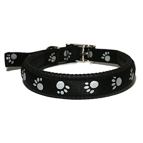 Rosewood Soft Protection Reflective Collar, 16 x 5/8-inch, Black - PawsPlanet Australia