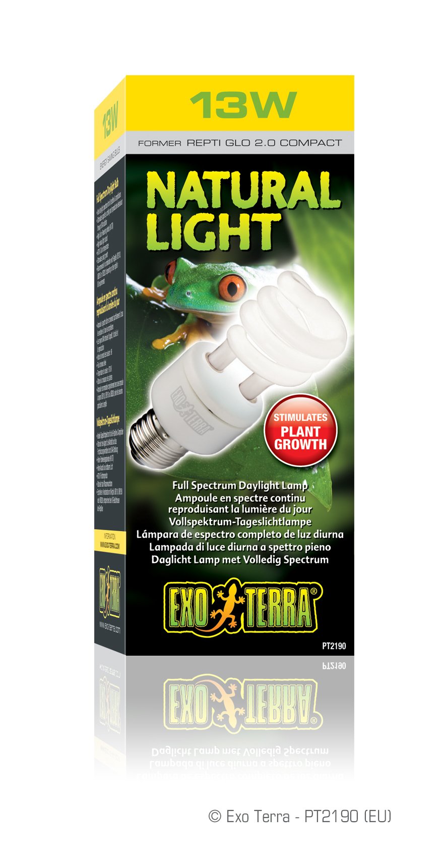 Exo Terra 13 W Natural Light Full Spectrum Daylight Bulb 13 Watt - PawsPlanet Australia