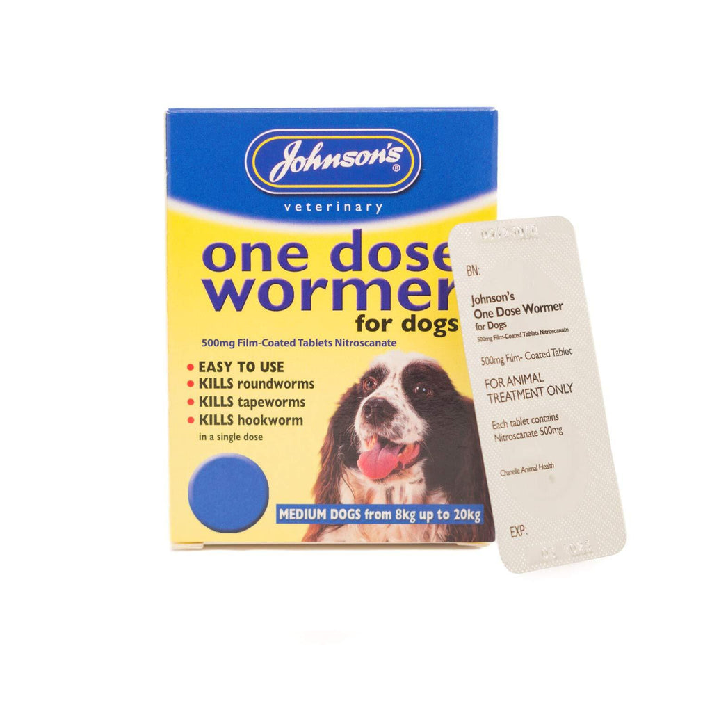 Johnson's Vet Easy One Dose Wormer, Size 2 - PawsPlanet Australia