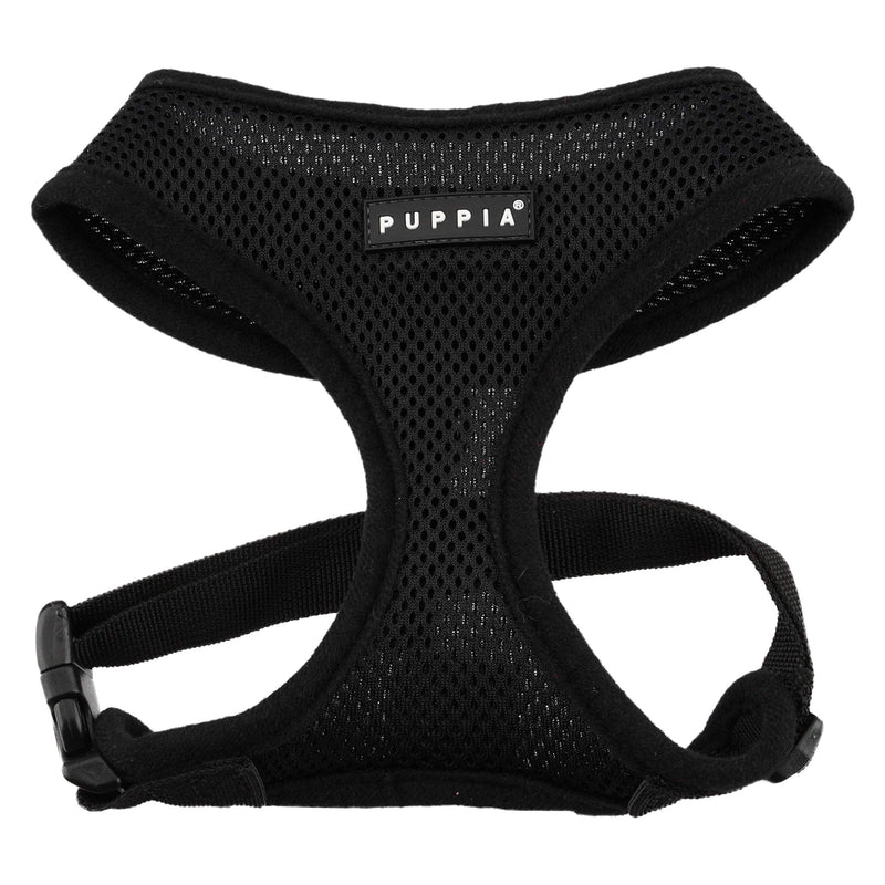 Puppia Soft Harness, M, Black - PawsPlanet Australia