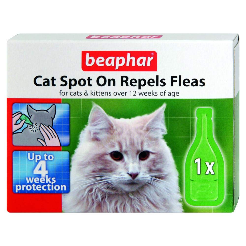 Beaphar Cat Spot On Four Week Protection Flea Repel Solution - PawsPlanet Australia