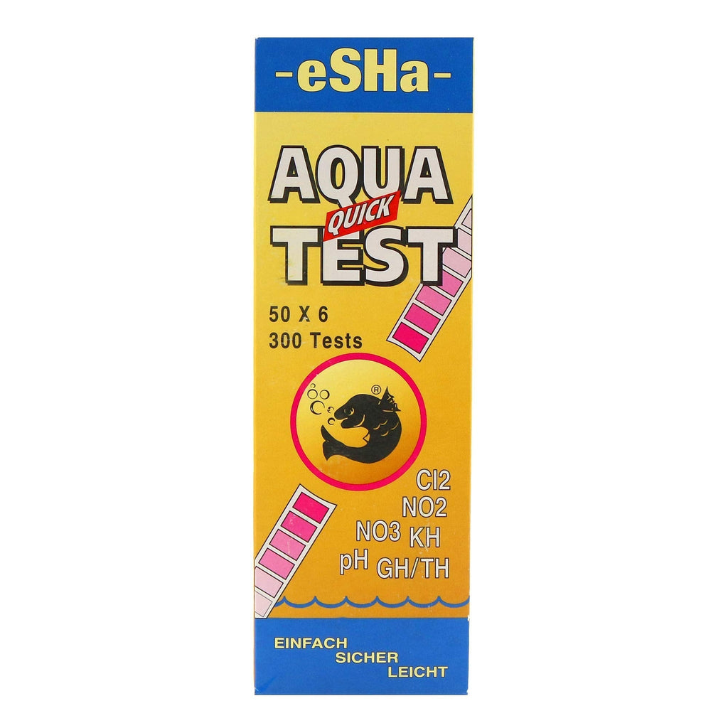 eSHa Quick Test Aquarium Water 5 in 1 Test Strips x 50 - PawsPlanet Australia