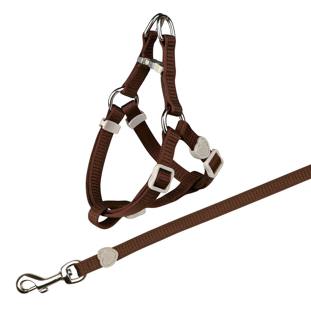 Trixie 41891 Cat Set of Harness and Lead Nylon 26-37 cm / 10 mm 26-37 cm/10 mm - PawsPlanet Australia