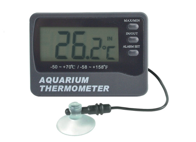 ETI Aquarium Thermometer LCD Digital Thermometer with Suction Cup Fish Tank Water and Room Temperature Thermometer for Fish Tank Aquarium - PawsPlanet Australia