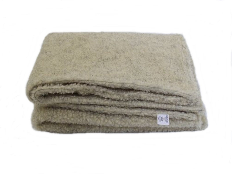 PnH® Cashmere Cream Sherpa Fleece Dog Blanket/Pet Blanket - Small 84cm x 75cm - DOUBLE LAYERS FOR EXTRA COMFORT - PawsPlanet Australia