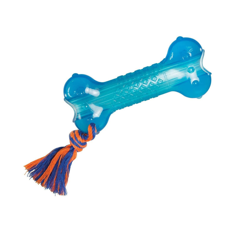 Petstages Orka Bone Royal Blue Treat-Dispensing Dog Chew Toy - PawsPlanet Australia