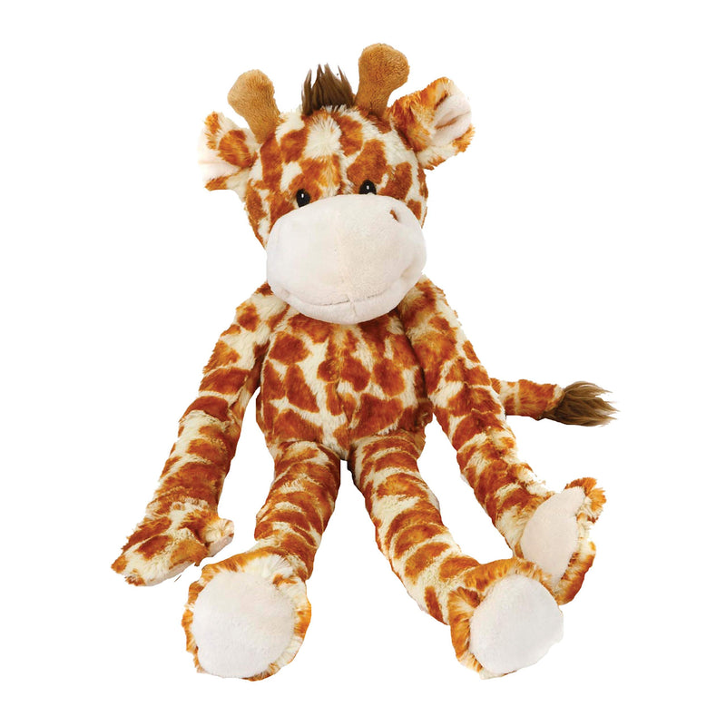 Multipet Swingin 19-Inch Large Plush Dog Toy with Extra Long Arms and Legs with Squeakers Safari Giraffe - PawsPlanet Australia