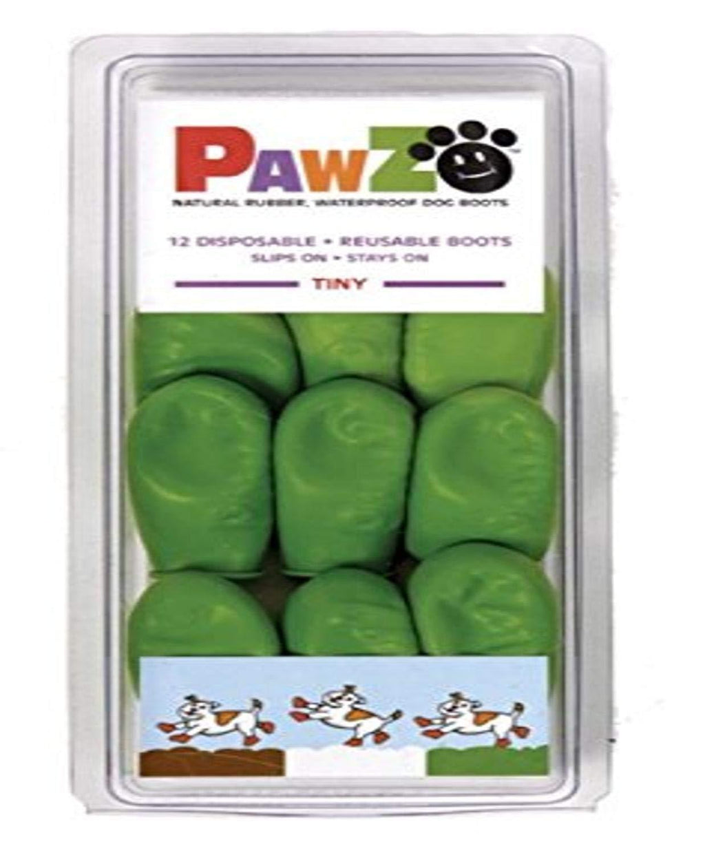 Pawz Dog - Green Dog Boots - PawsPlanet Australia