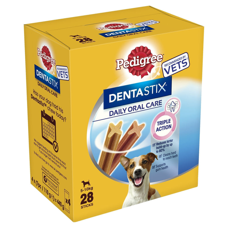 Pedigree DentaStix Daily Dental Chews Small Dog, 28 Sticks Original - PawsPlanet Australia