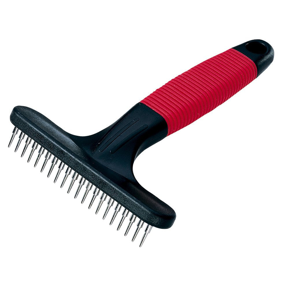 Gro 5846 Dog Rake Comb, 14.8 x 11.4 x 3 cm - PawsPlanet Australia