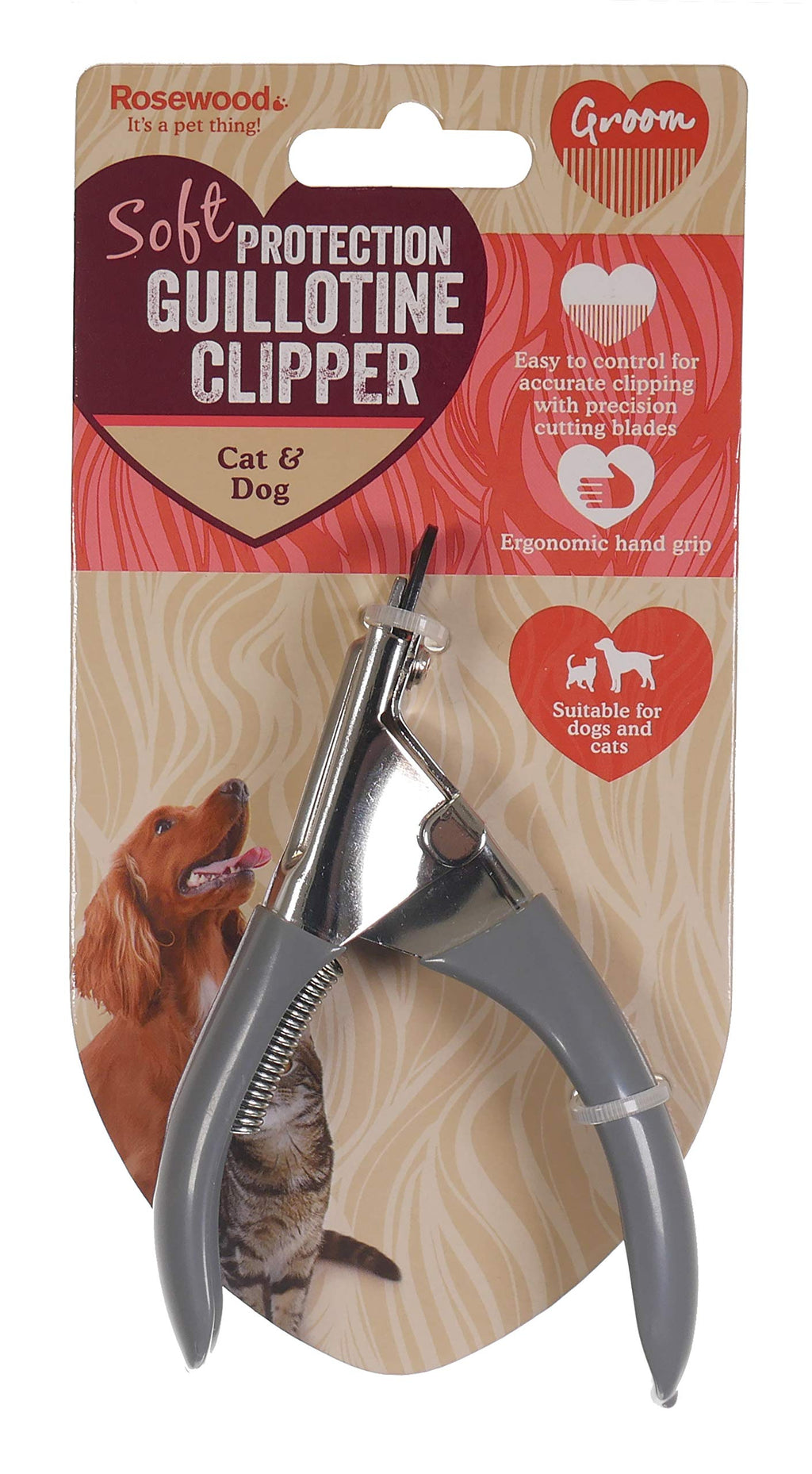 Rosewood Soft Protection Salon Grooming Guillotine Clipper - PawsPlanet Australia