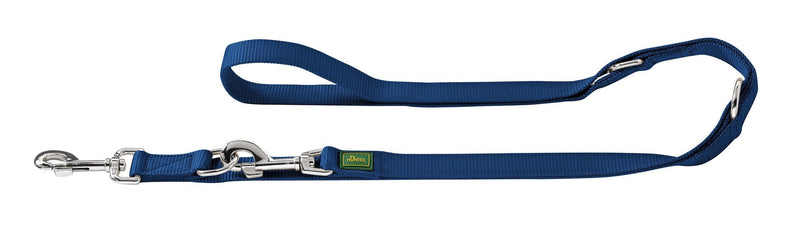 Hunter Nylon Adjustable Leash, 2 m Length x 10 mm Width, Marine S - PawsPlanet Australia