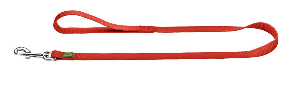 Hunter Nylon Lead, Small, Red - PawsPlanet Australia