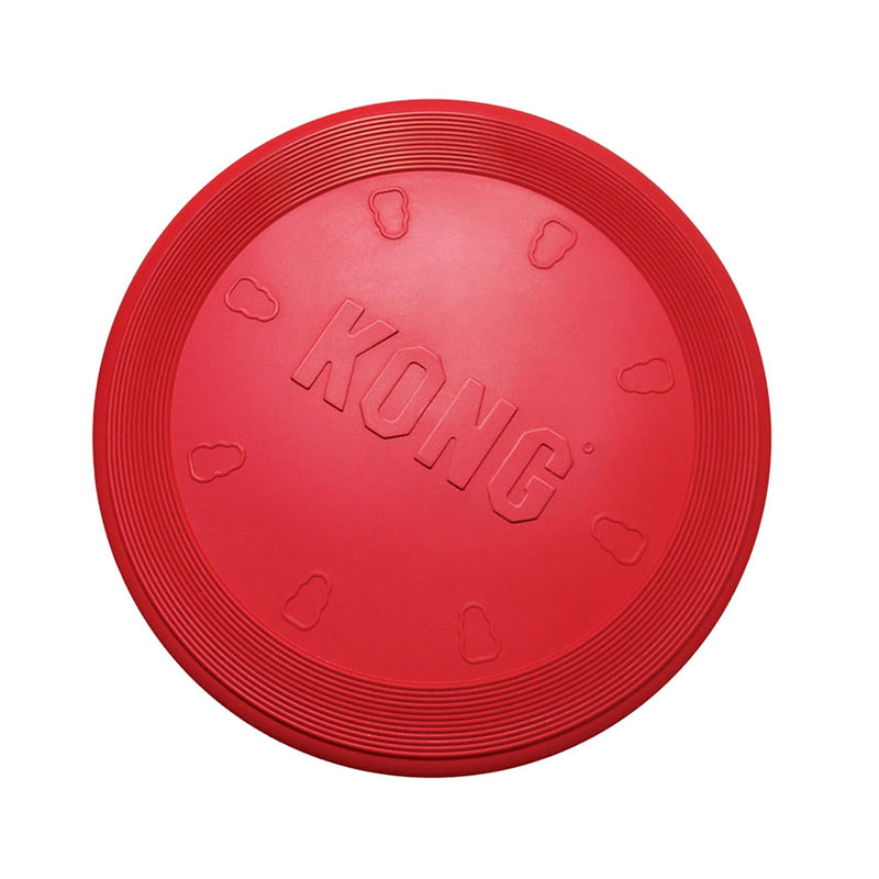 KONG - Flyer - Durable Rubber Flying Disc Dog Toy - For Small Dogs - PawsPlanet Australia