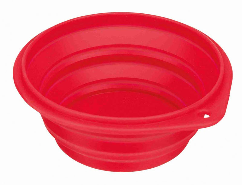 Trixie Travel Bowl, 0.5 L x 14 cm, Red / Blue - PawsPlanet Australia