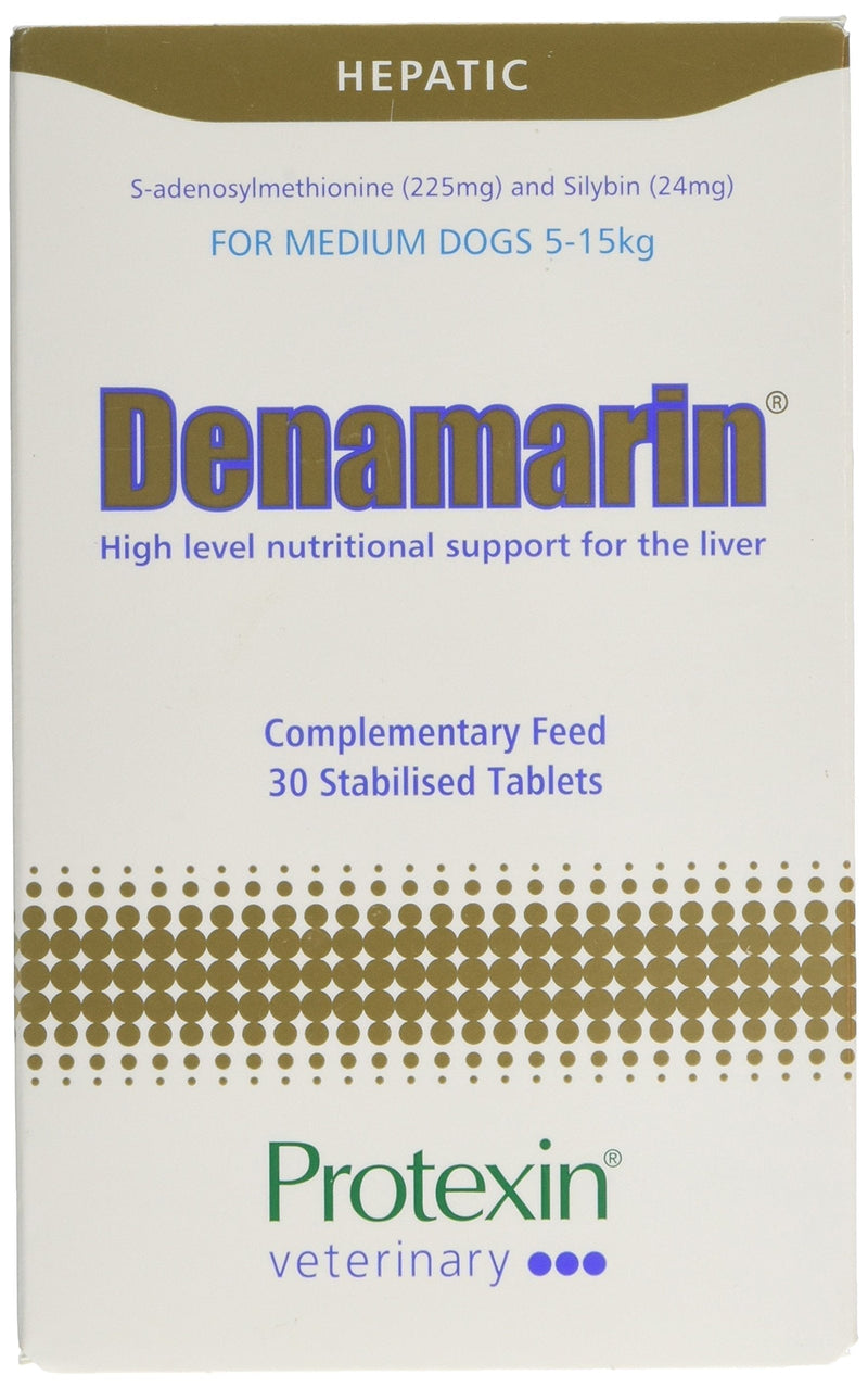 Denamarin for Medium Dogs Tablet 225 mg, Pack of 30 Tablets - PawsPlanet Australia