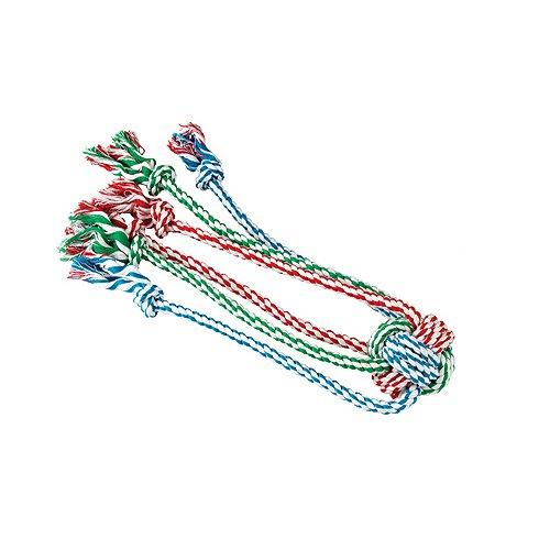 Gor Pets Dog Chew Toy 1-Knot Cotton Rope Tug with Spider Legs - PawsPlanet Australia