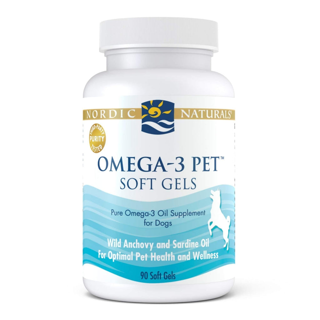 Nordic Naturals Pet-Omega-3 Promotes Optimal Pet Health and Wellness Softgels, 90-Count - PawsPlanet Australia