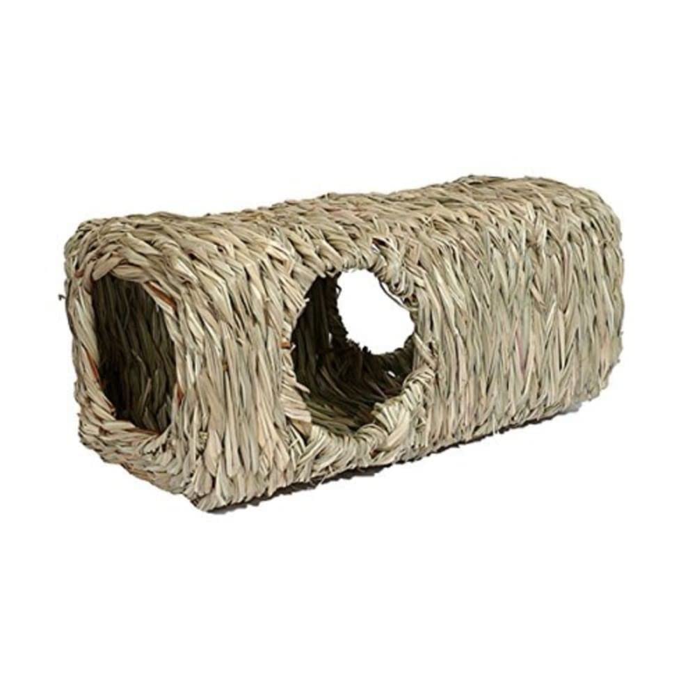 Naturals Animal Woven Stack-n-Hide Den, Small, Clear 33cm long and 15cm square - PawsPlanet Australia