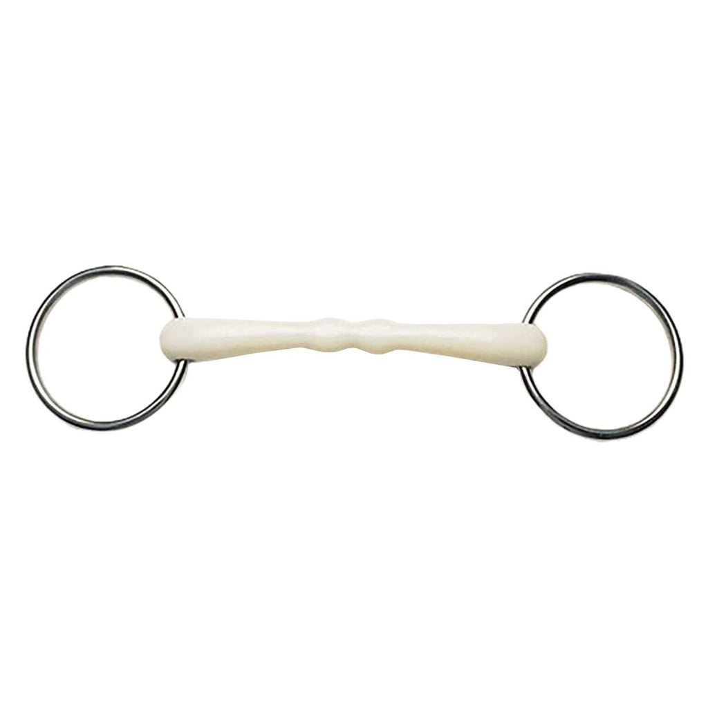 Korsteel Flexi Loose Ring Mullen Mouth Snaffle (Happy Mouth) - 14cm / 5 1/2" - PawsPlanet Australia