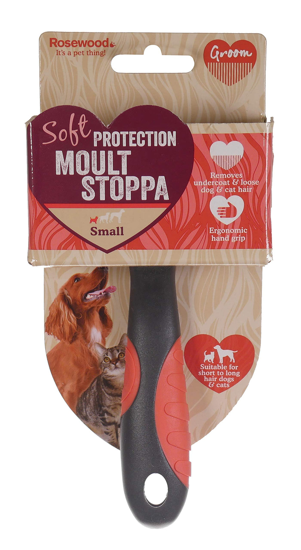 Rosewood Soft Protection Salon Grooming Small Moult Stoppa - PawsPlanet Australia
