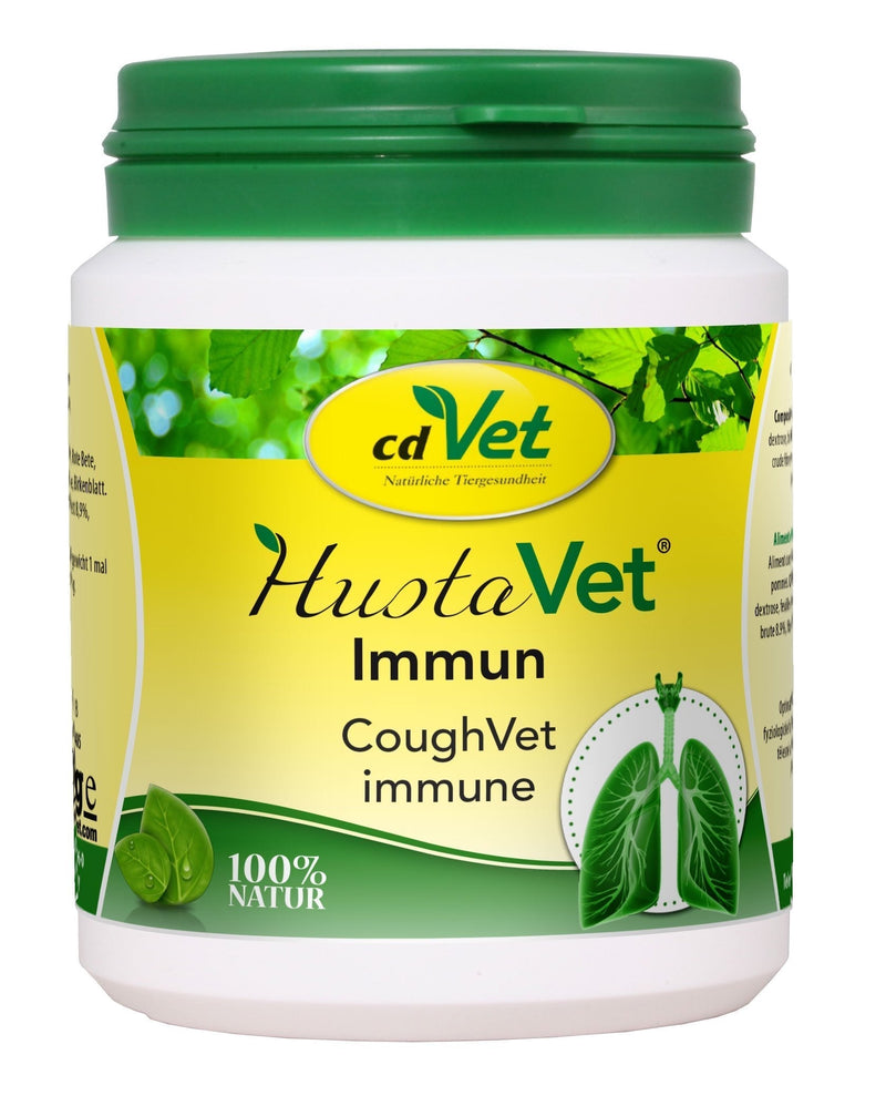cdVet Natural Products CoughVet Immune 80 g - respiratory tract supportive bronchial herbs - promotes immune defense - vitamins - feeding-related support for cardiovascular system - - PawsPlanet Australia