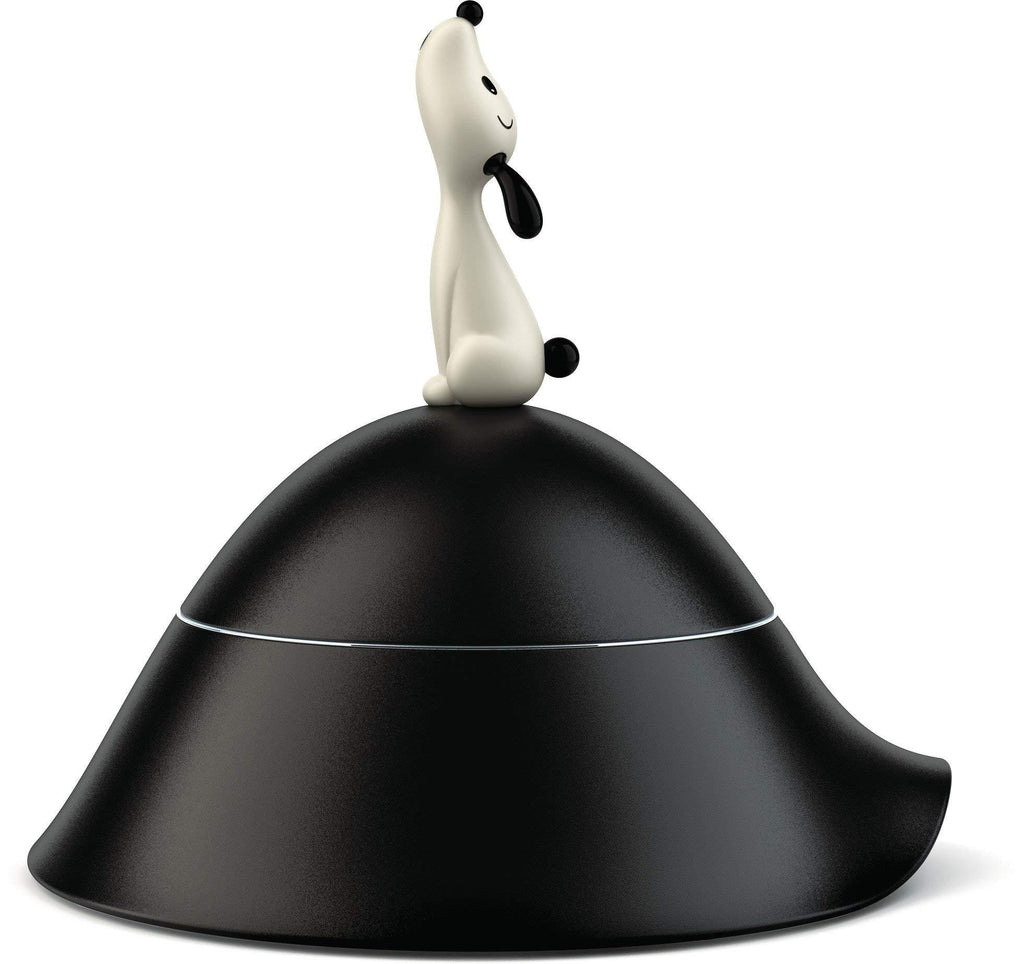 [Australia] - Alessi AMMI19 B Lula' Dog Bowl, Black, Black 