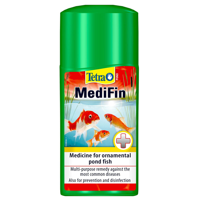 Tetra Pond MediFin, to Treat Most Common Fish Diseases, 250 ml - PawsPlanet Australia