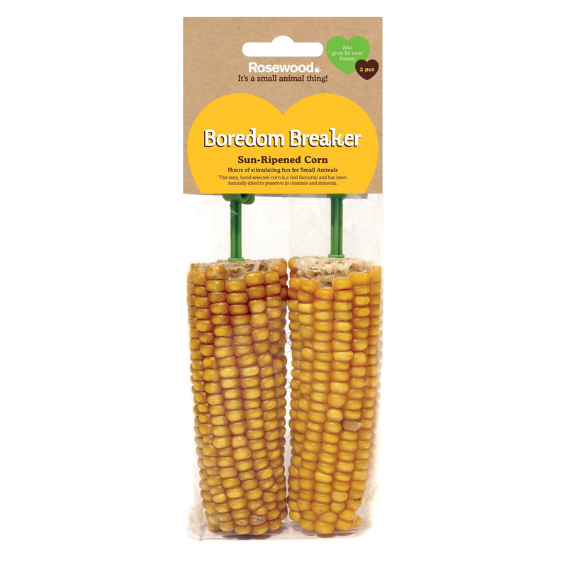 Rosewood Corn On The Cob Treat (Pack of 2) - PawsPlanet Australia