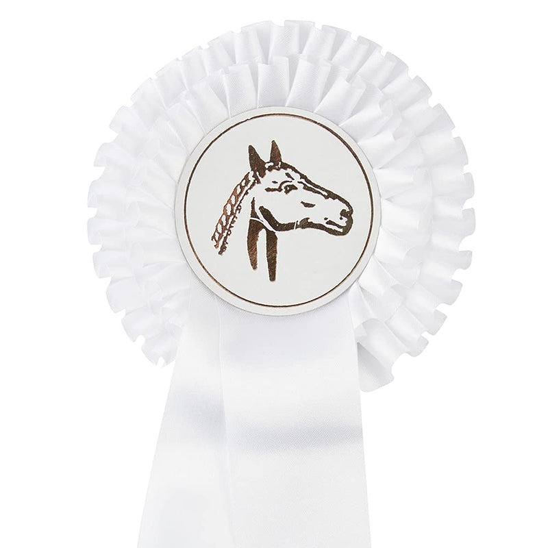 PFIFF Tournament Bow Medium Double Rosette White - PawsPlanet Australia