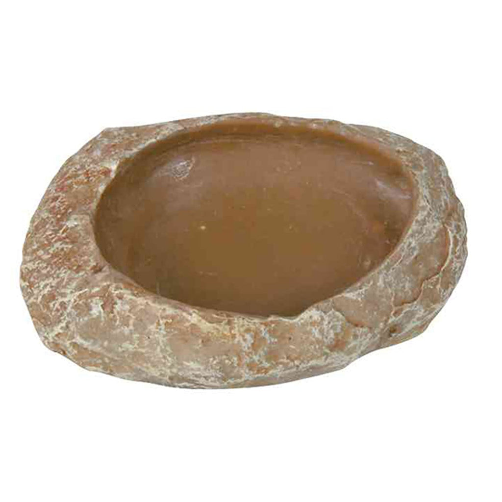 Trixie 76180 Reptile water and food bowl Beige 6 x 1.5 x 4.5 cm - PawsPlanet Australia