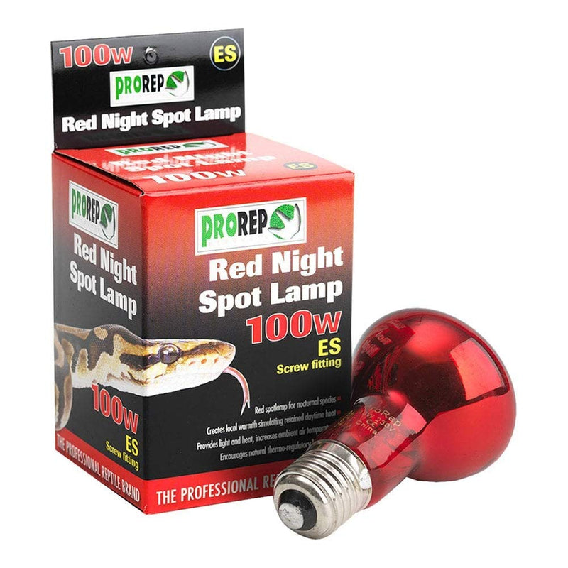 ProRep ES Spot Lamp, 100 Watt, Red Night - PawsPlanet Australia