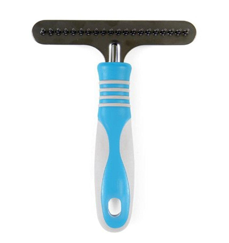 Ancol Ergo Dog Undercoat Rake, Medium, blue - PawsPlanet Australia