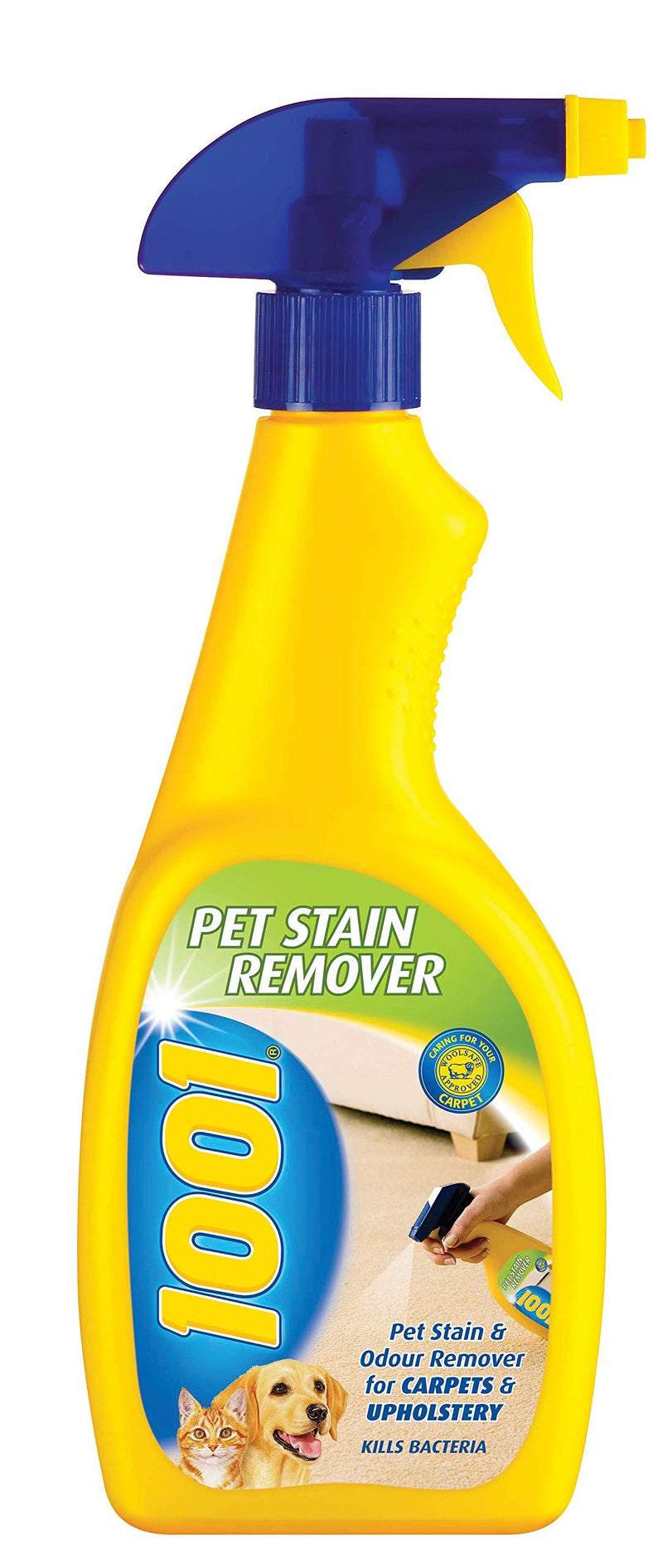 1001 Pet Stain Remover Carpets & Upholstery 500ml 2012 Stain Remover - PawsPlanet Australia