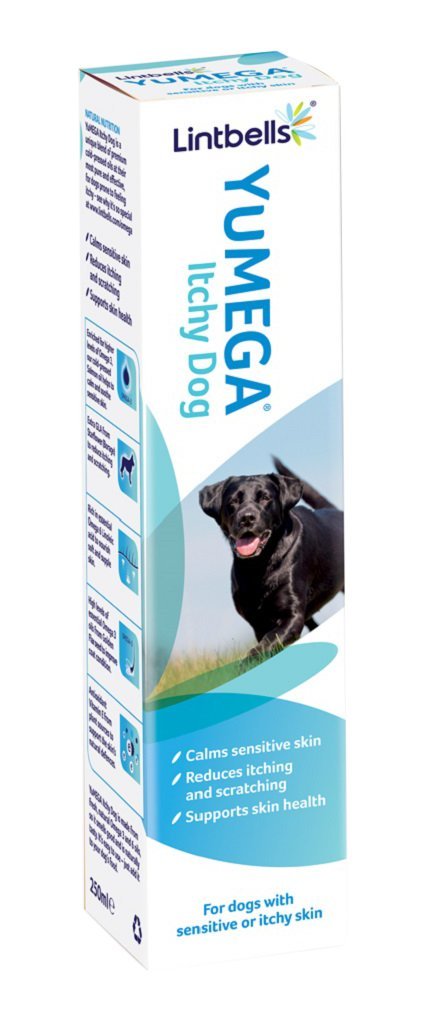 Lintbells YuMEGA Itchy Dog Supplement for dogs with itchy or sensitive skin (250ml) - PawsPlanet Australia