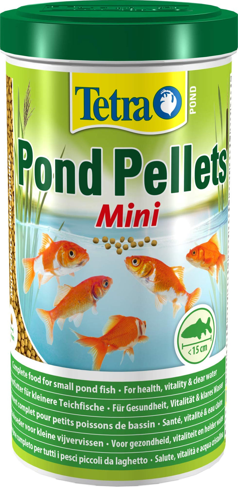 Tetra Pond Pellets Mini, Complete Fish Food for Smaller Pond Fish, 1 Litre 1 L - PawsPlanet Australia