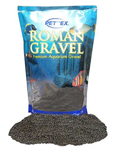 Pettex Roman Gravel Aquatic Roman Gravel, 2 Kg, Jet Black - PawsPlanet Australia