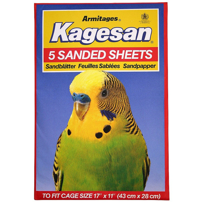 Kagesan Sanded Sheets Number 6 Red 43x28cm (17x11") 5 Pack - PawsPlanet Australia