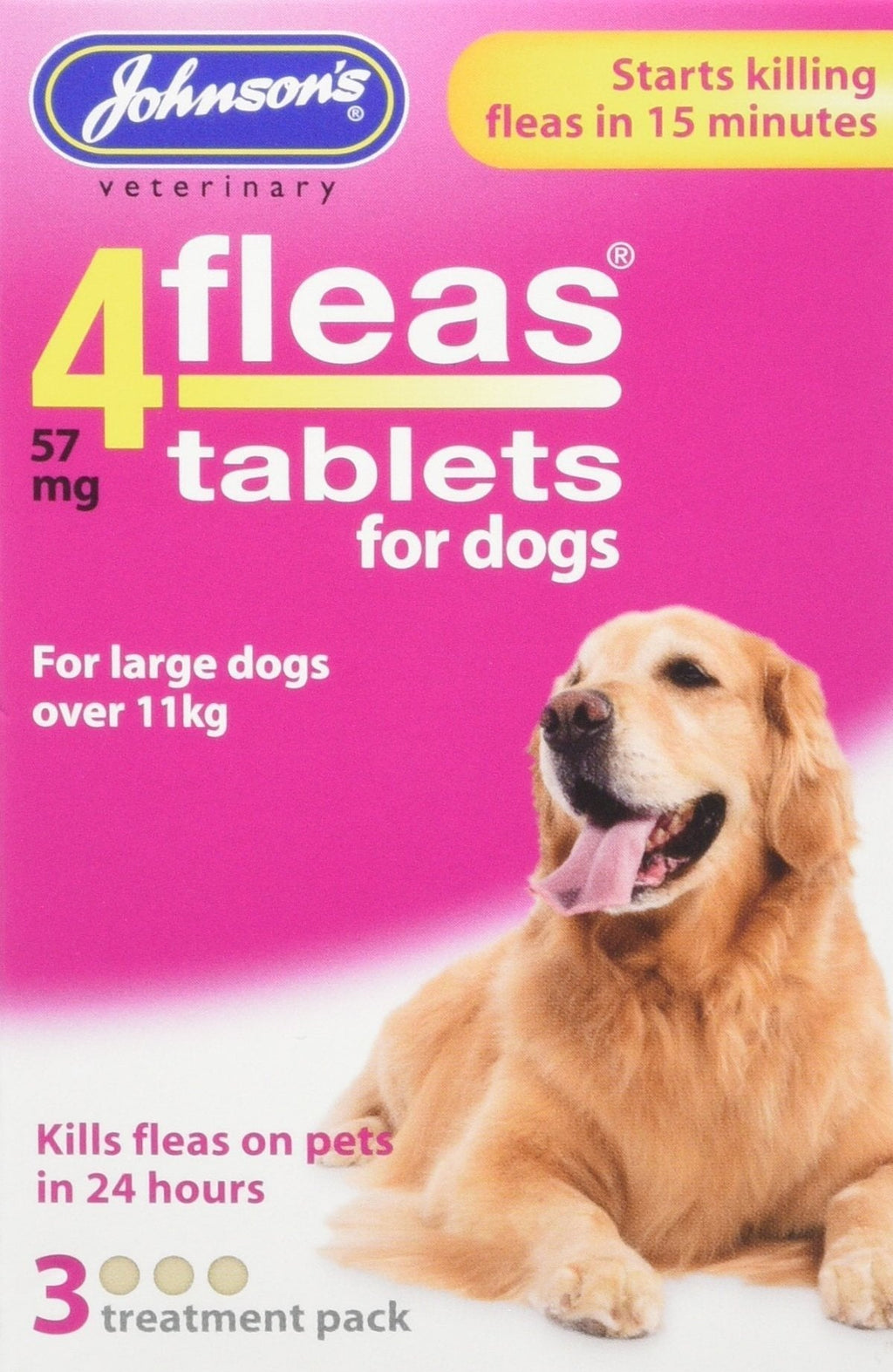 Johnsons Veterinary Products 19-0295 Tablets for Dogs Treatment, Large, Pack of 3 - PawsPlanet Australia